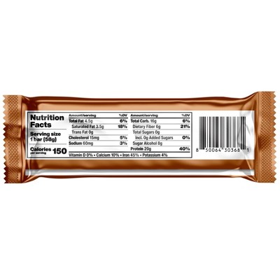 David Protein Bronze Cookie Dough Caramel Chocolate Crunch Protein Bars - 28g Protein