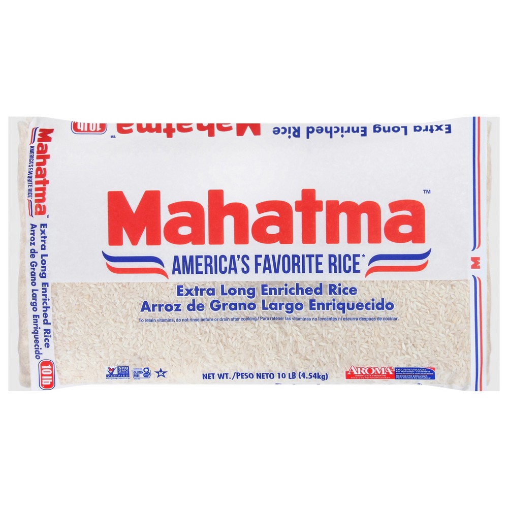 Mahatma Enriched Extra Long Grain Rice - 10lbs