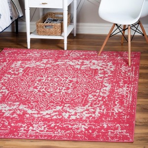 Unique Loom    Richmond Medallion Area Rug - 1 of 4