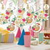 Big Dot of Happiness Last Luau - Tropical Bachelorette Party and Bridal Shower Hanging Decor - Party Decoration Swirls - Set of 40 - 2 of 4
