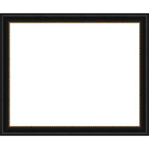 Amanti Art Manhattan Black Framed Magnetic Dry Erase Board - 1 of 4