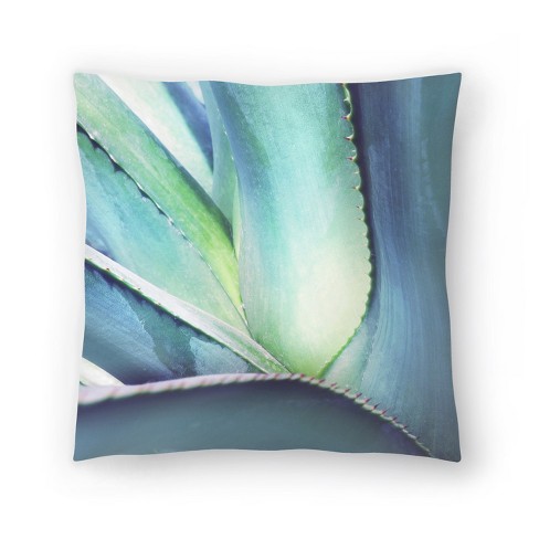 Aztec Cactus Throw Pillow