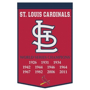 24" x 38" MLB St. Louis Cardinals Wool Banner - 1 of 3