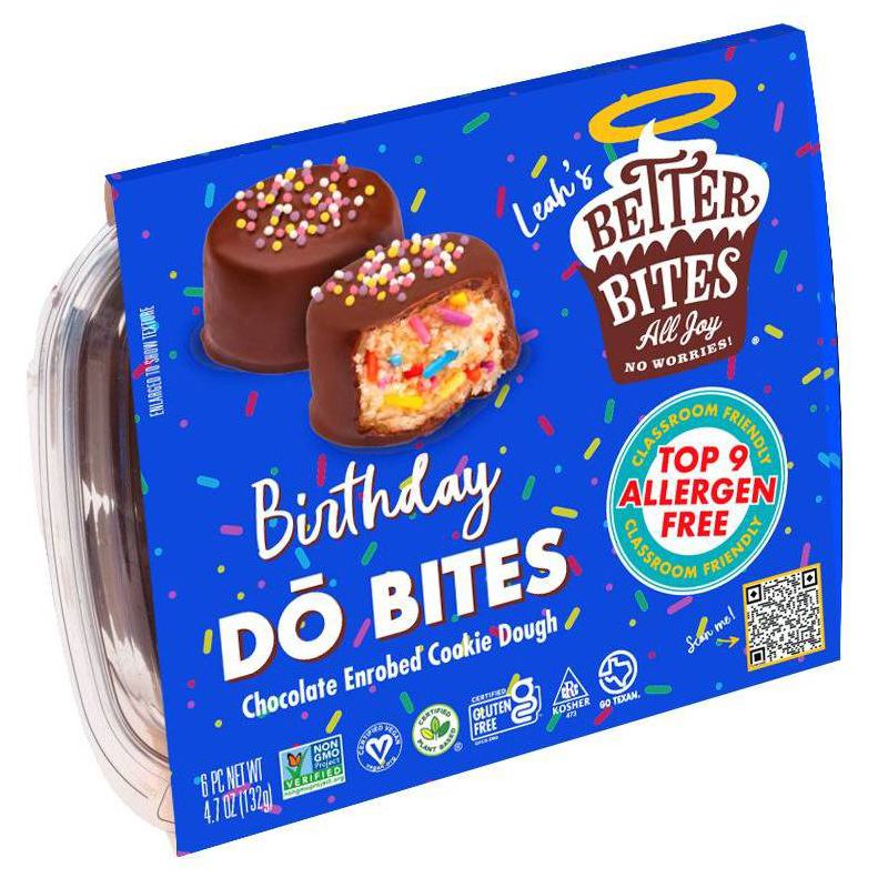 Better Bites Gluten Free Birthday DŌ Bites - 6ct, 1 of 6