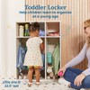 ECR4Kids Streamline 3-Section Coat Locker, Toddler Size - 3 of 4