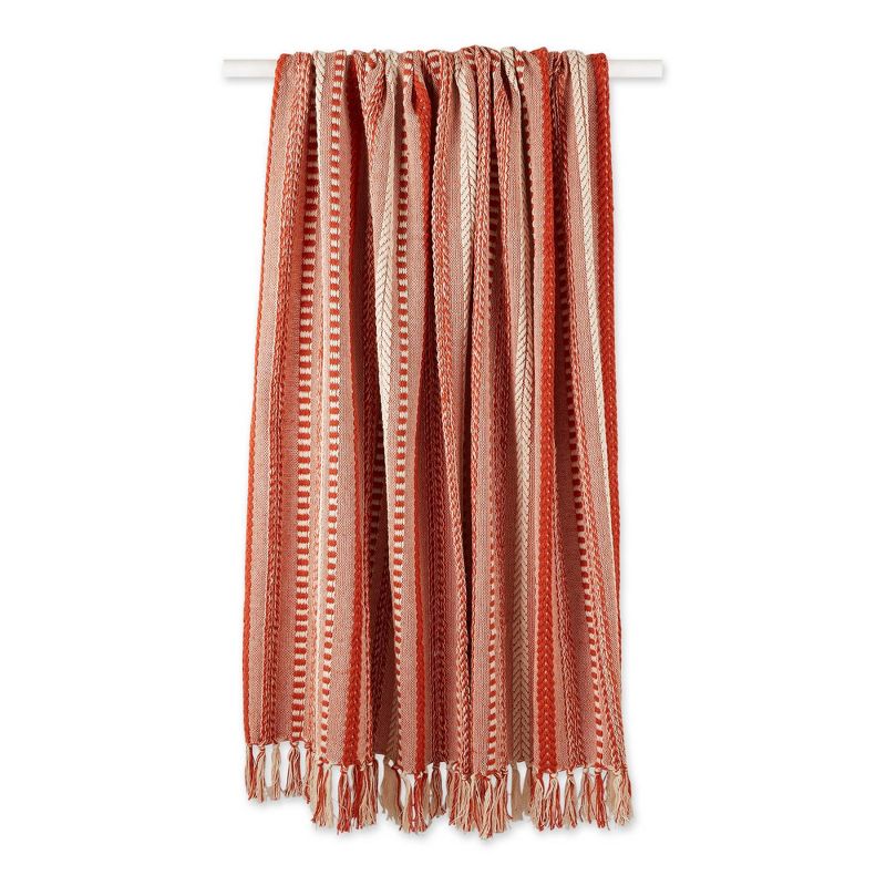 50"x60" Braided Striped Throw Blanket - Design Imports, 3 of 14