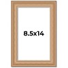 PosterPalooza | Photo Size Weathered Yellow Picture Frame - UV Acrylic, Foam Board Backing, Hanging Hardware - 2 of 4