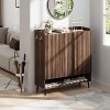 Coucheta 3-Door Shoe Cabinet - 6-Tier Entryway Storage with Adjustable Shelves & Built-in Hooks - 3 of 4