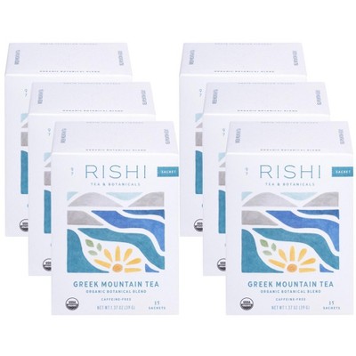 Rishi Tea and Botanicals Greek Mountain Tea - Case of 6/15 ct