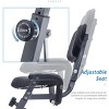 SEVOBAL Home Gyms Folding Exercise Bike with Adjustable Resistance Arm Bands and Backrest for Full Body Workout, Blue, 45.87"*15.35"*8.46" - 3 of 4