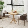 Tangkula 32" Round Pedestal Dining Table High Top Ped Table Kitchen Dining Room - 2 of 4