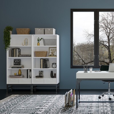 Banting 66 inch x 30 inch Solid Wood Modern Industrial Mid Century ...
