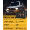 Itopfox 6 Gang Switch Panel with Electronic Relays, Universal Circuit Control Relay System, Automatic Dimmable On-Off LED Switch for Vehicles - 3 of 4
