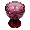 Slickblue Vintage Pressed Colorful Glass Desert Bowls - Set of 4 - 12 oz. in 2 Different Colors - 2 of 3
