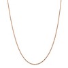 Black Bow Jewelry 1.5mm, 14k Rose Gold, Diamond Cut Solid Rope Chain Necklace - 3 of 4