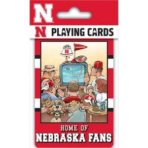 MasterPieces Officially Licensed NCAA Nebraska Cornhuskers Fan Deck Playing Cards - 54 Card Deck - 1 of 4