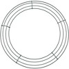 Bright Creations 6 Pack Round Metal Floral Wire Wreath Frame for Christmas (12 Inches) - 4 of 4