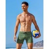 AI'MAGE Men's Swim Trunks Quick Dry Swim Briefs Bathing Suit Zip Pockets Swimwear with Mesh Lining - 3 of 3