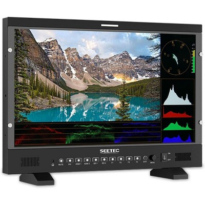 SEETEC P215 PRO 21.5 inch 1000nit High Bright Broadcast Monitor Full HD 1920x1080 with 3G-SDI HDMI DVI 3D LUT HDR Waveform
