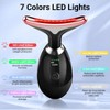 YEVYO Face Massager Red Light Therapy - 7 Colors Facial Neck Massager with Blue Light Therapy, Portable Skincare Tool for Tightening & Lifting - 2 of 4
