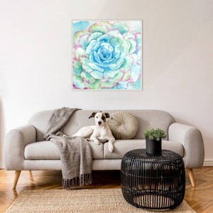 Amanti Art Sweet Succulents I by Cynthia Coulter Framed Wall Art Print - 1 of 4