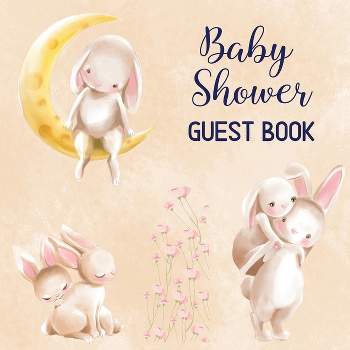 Baby Shower Guest Book - by  Pamparam Baby Books (Paperback)