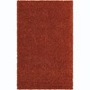 Unique Loom Solid Shag Solid Indoor Woven Area Rug - 2 of 4