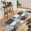 Acekool 2x6 Washable Runner Rug – Modern Geometric Non-Slip Carpet for Kitchen, Entryway, Bathroom & High-Traffic Areas - 2 of 4