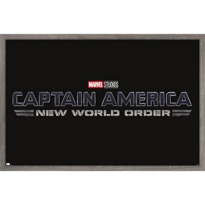 Trends International Marvel Captain America: New World Order - Logo Framed Wall Poster Prints - 1 of 4