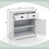 Costway Kitchen Buffet Storage Cabinet with 2 Doors 2 Storage Drawers Anti-toppling Design - 3 of 4