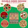 Joyfy 24pcs Christmas Kraft Gift Bags, Xmas Holiday Present Wrap Bags with Twine Handles for Xmas Goodie Decoration Party Supplies - 4 of 4