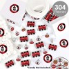 Big Dot of Happiness Lumberjack - Channel the Flannel - Buffalo Plaid Party Candy Favor Sticker Kit - 304 Pieces - image 2 of 4