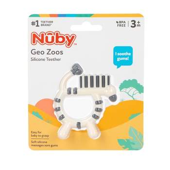 Nuby Teether - Geonimal Zebra