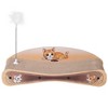 2-in-1 Reversible Cardboard Cat Scratcher Bed and Lounger, Durable Curved Scratching Pad for Indoor Cats - 4 of 4