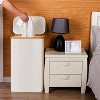Laundry Basket with Lid, Narrow Laundry Hamper with Removable Bag, Skinny Dirty Clothes Basket with Bamboo Handles - 3 of 4