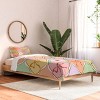 Deny Designs 2pc Twin/Twin XL The Space House Bows on Colorful Patchwork Comforter and Sham Set - 2 of 4