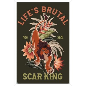 Trends International Disney The Lion King 30th - Scar Framed Wall Poster Prints - 1 of 4