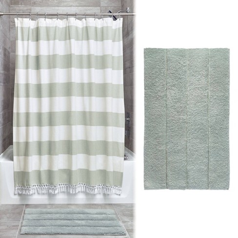 shower curtain and rug set target