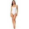 Anne Cole Women's Live In Color Textured Classic Square Neck One Piece Swimsuit - 3 of 4