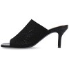Journee Collection Womens Leighton Soft Knit Slip On Open Toe Pumps - 2 of 4