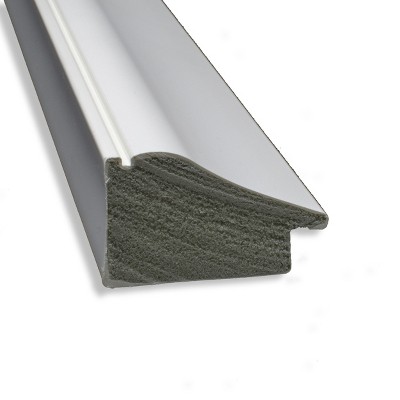 Vanity White Narrow Framed Natural Cork Bulletin Board