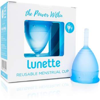 Lunette Reusable Fragrance Free Menstrual Cup - Blue Model 1