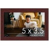 PosterPalooza | Photo Size Minimalist Brown Picture Frame - UV Acrylic, Foam Board Backing, Hanging Hardware - 2 of 4