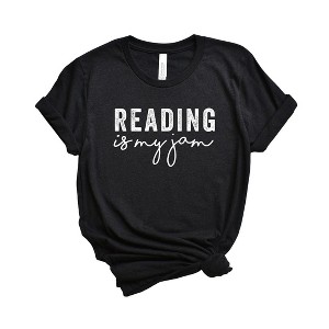 Simply Sage Market Women's Reading Is My Jam Short Sleeve Graphic Tee - 1 of 3