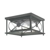 Livex Lighting Providence 2 - Light Flush Mount in  Charcoal - 2 of 4
