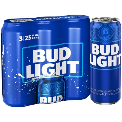 Bud Light Beer - 3pk/25 fl oz Cans