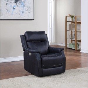 Dual-Power Recliner Chair with Power Footrest & Headrest, Foam Cushion, Easy-Care Fabric - 1 of 4