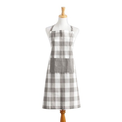 Farmhouse Living Buffalo Check Kitchen Apron With Pocket - 28