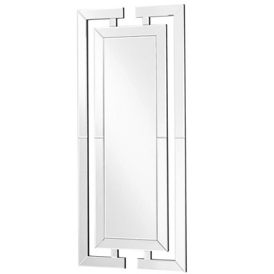 Elegant Lighting Sparkle 21 in. Contemporary Rectangle Mirror in Clear