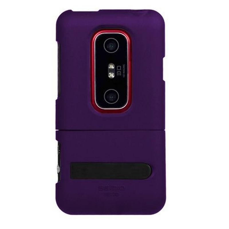 Seidio Surface Case with Kickstand for HTC EVO 3D (Amethyst Purple), 2 of 5